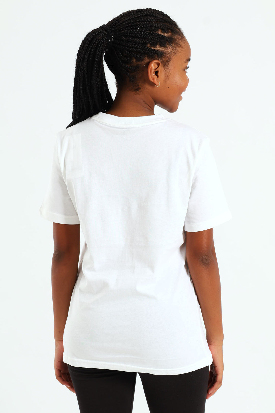 Girls Essential No.1 Logo Tee - White