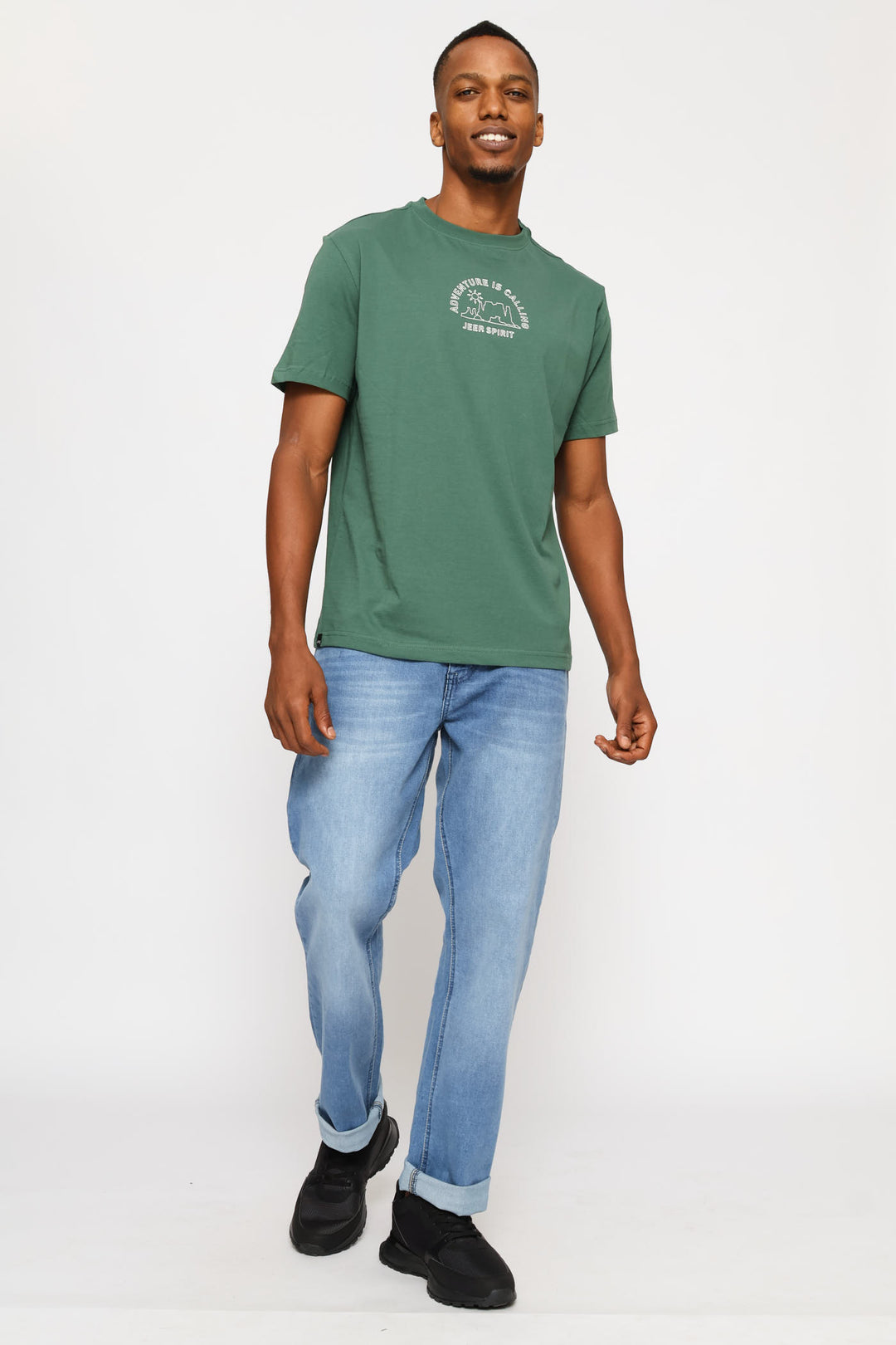 Fashion Graphic Nature Tee - Green