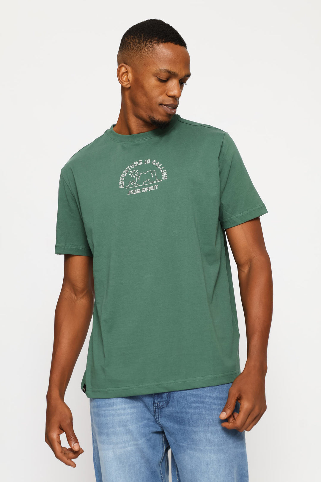 Fashion Graphic Nature Tee - Green