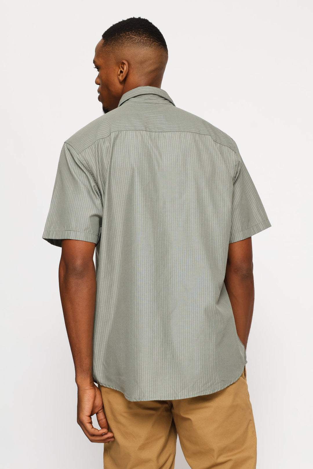 Regular Stripe Shirt - Fatigue