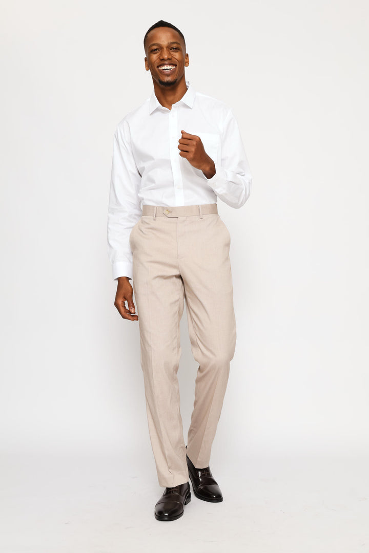 Regular Tonal Textured Long Sleeve Shirt - White