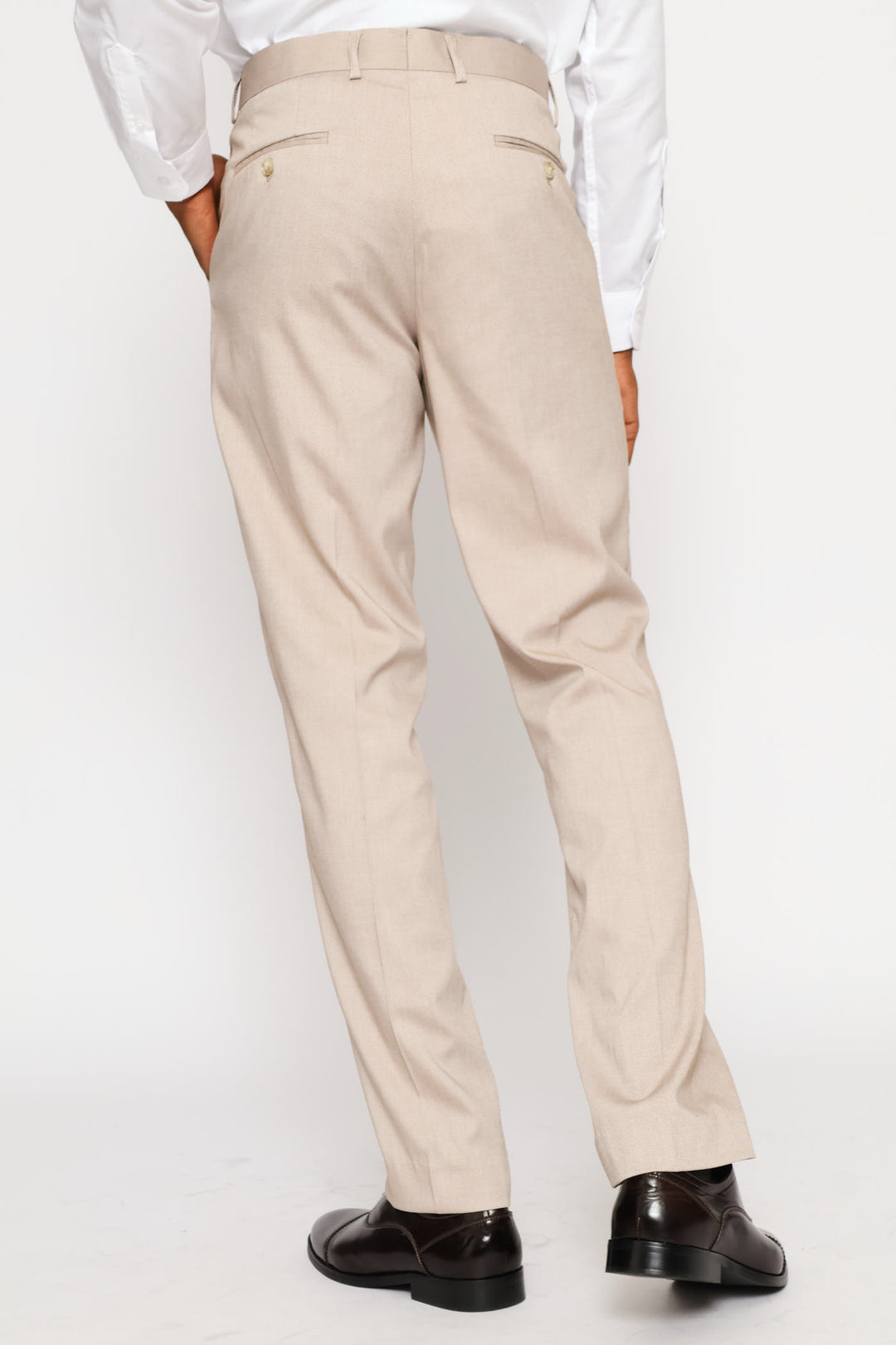 Signature Twill Suit Trouser - Natural