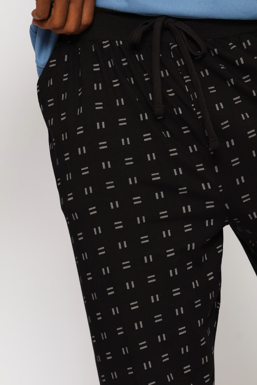 Print Jogger - Black/Grey