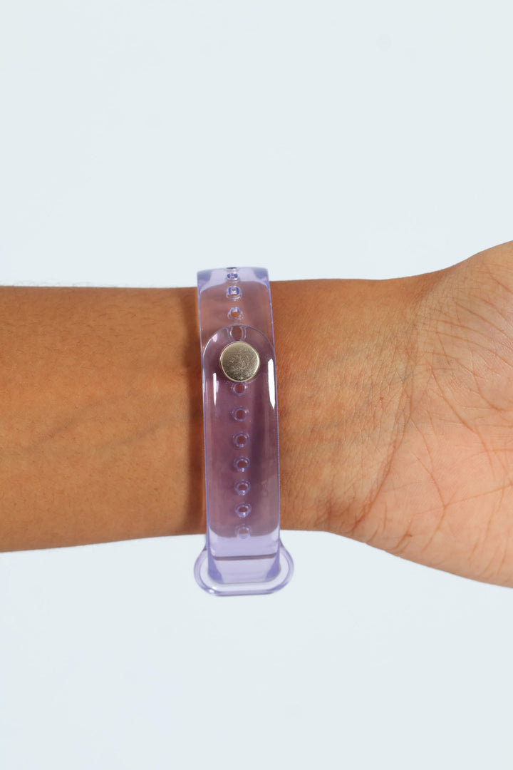 Pre-Girls Led Rectangle Watch - Lilac