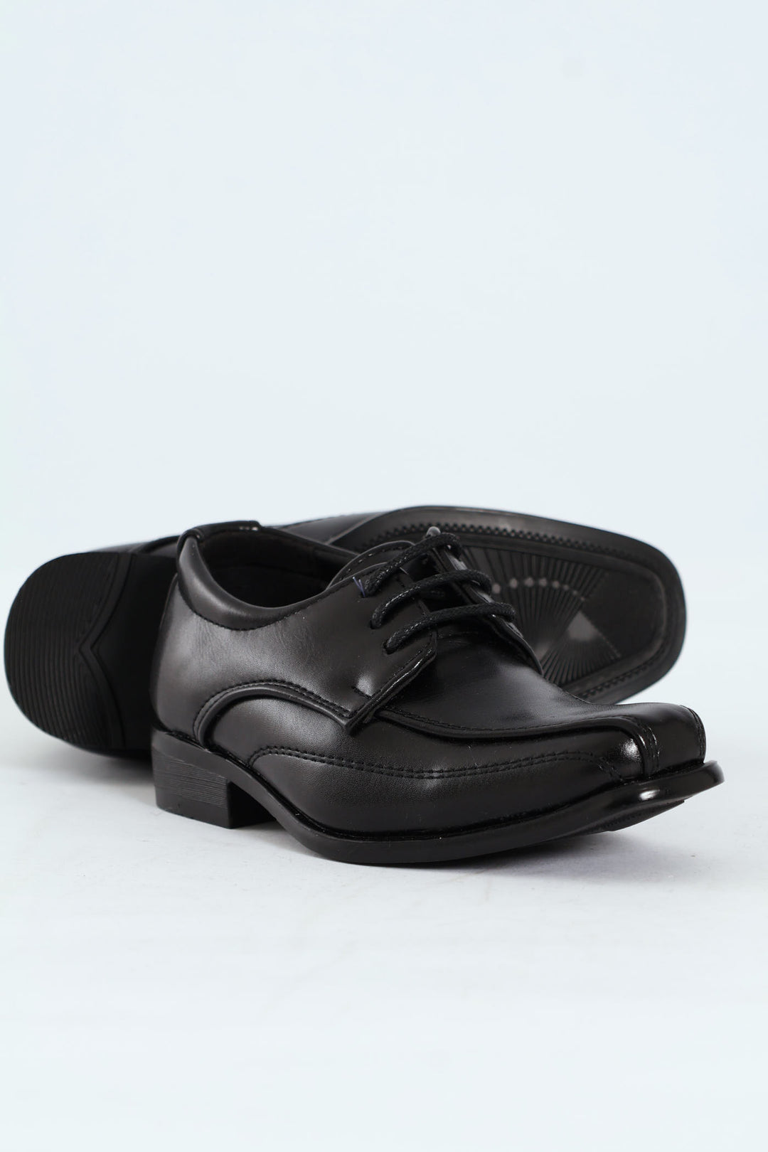 Pre-Boys Formal Lace Up Smart Shoe - Black
