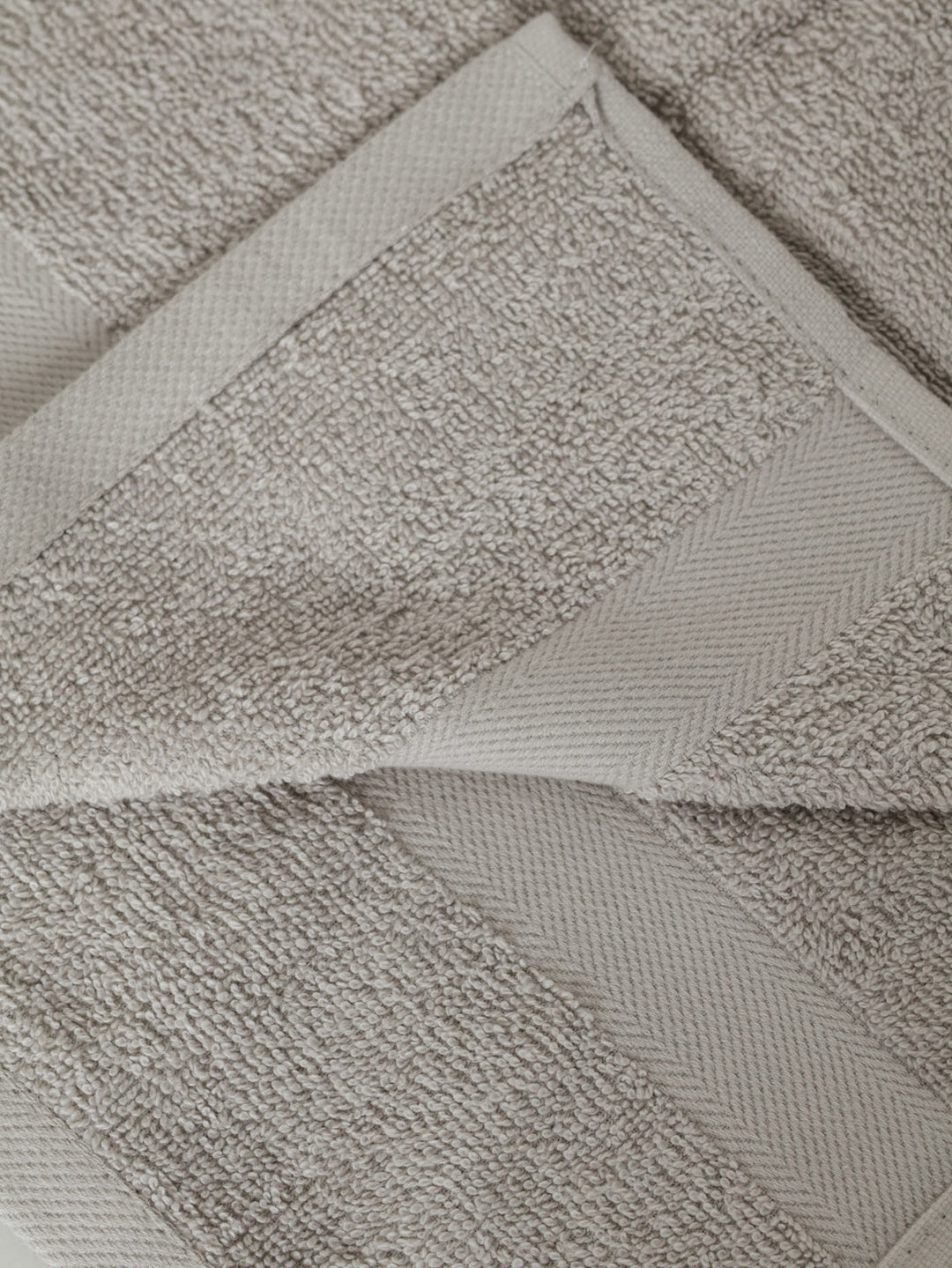 500GSM 6 Piece Bath Towel Set - Silver