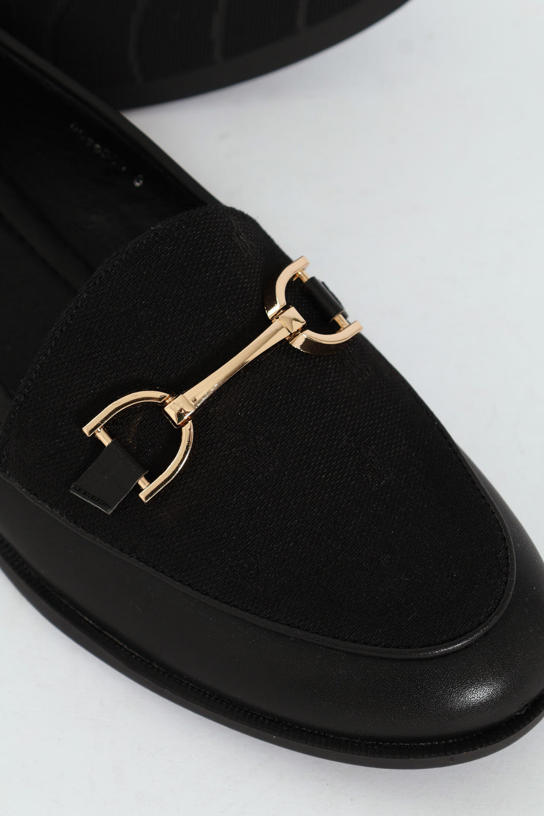 Jacquard Monogram Horsebit Loafer - Black