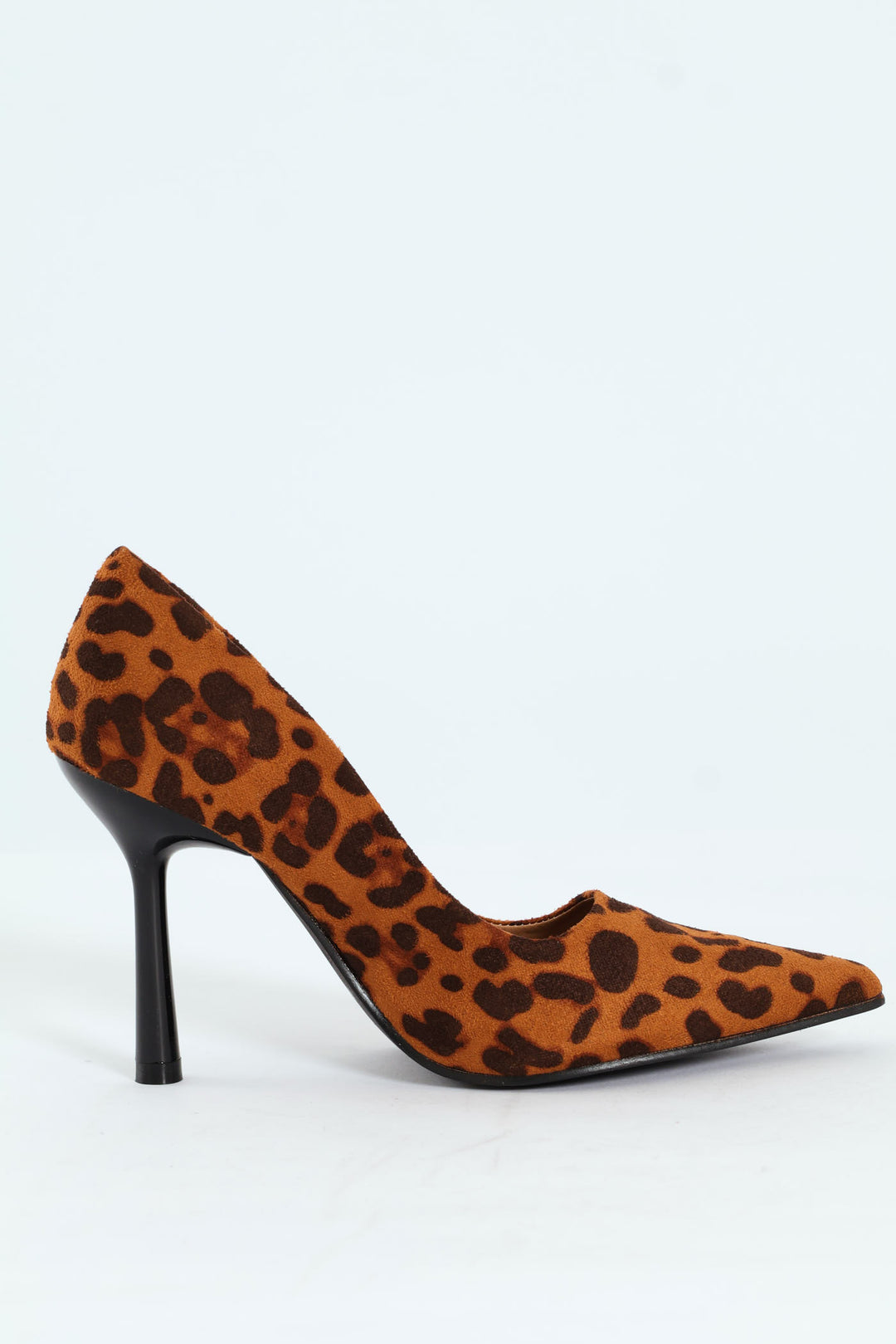 Pointed Toe Court Stiletto Heel - Animal Print