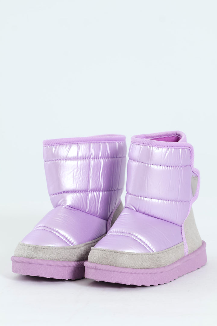 Pre-Girls Snow Boot - Purple