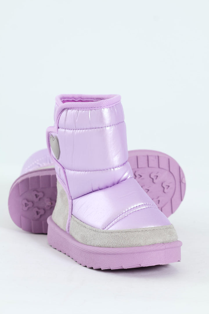 Pre-Girls Snow Boot - Purple