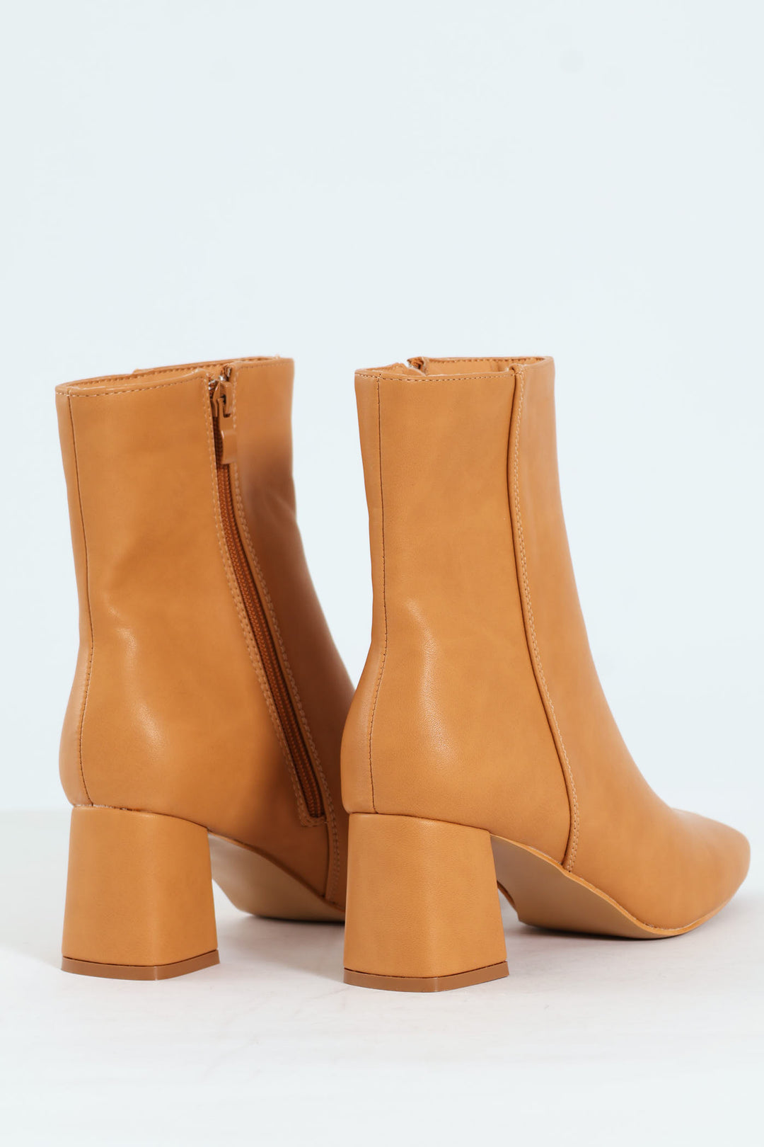 Square Toe Chelsea Boot - Beige