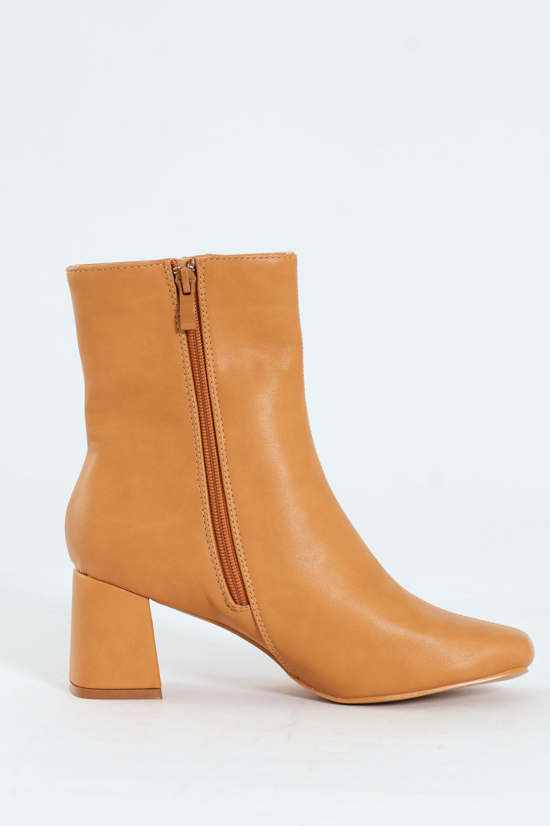 Square Toe Chelsea Boot - Beige