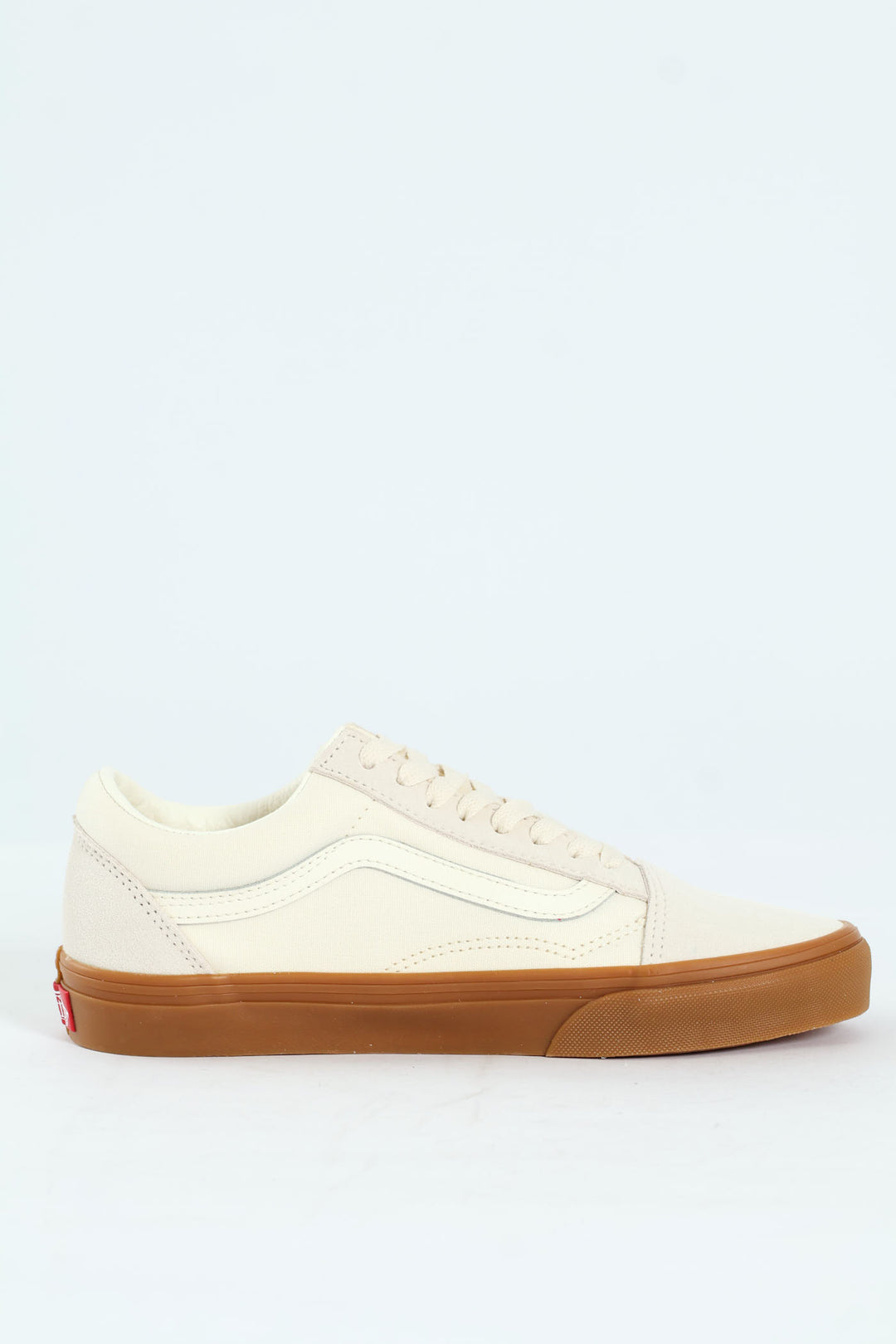 Old Skool Vulcanised Lace Up Sneaker With Gum Sole - Off White