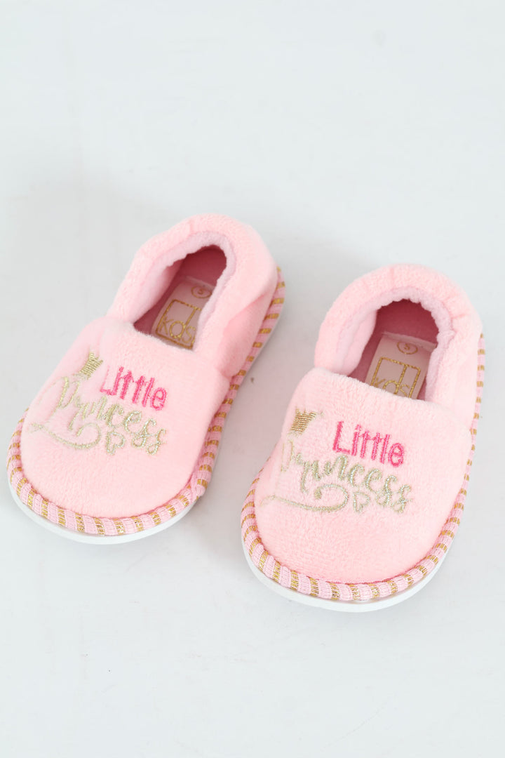 Pre-Girls Princess Stokie Slipper - Pink