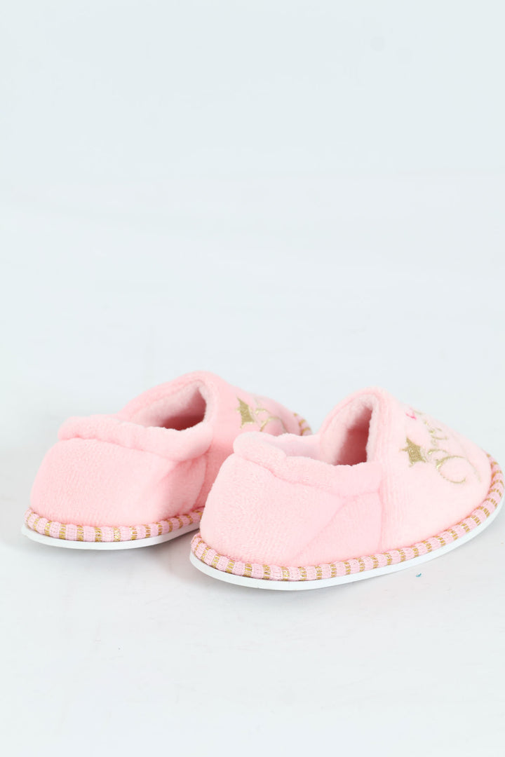 Pre-Girls Princess Stokie Slipper - Pink