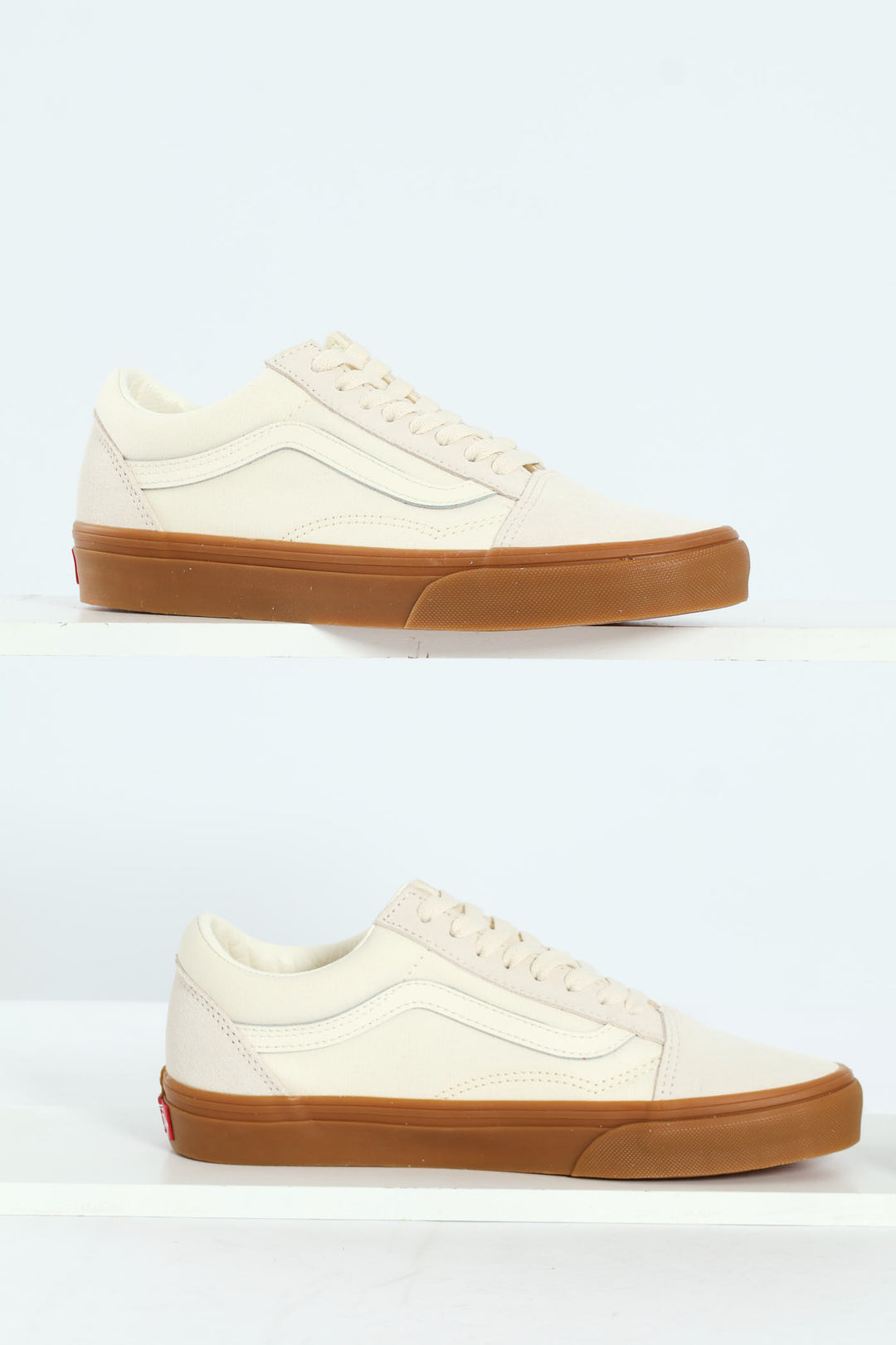 Old Skool Vulcanised Lace Up Sneaker With Gum Sole - Off White