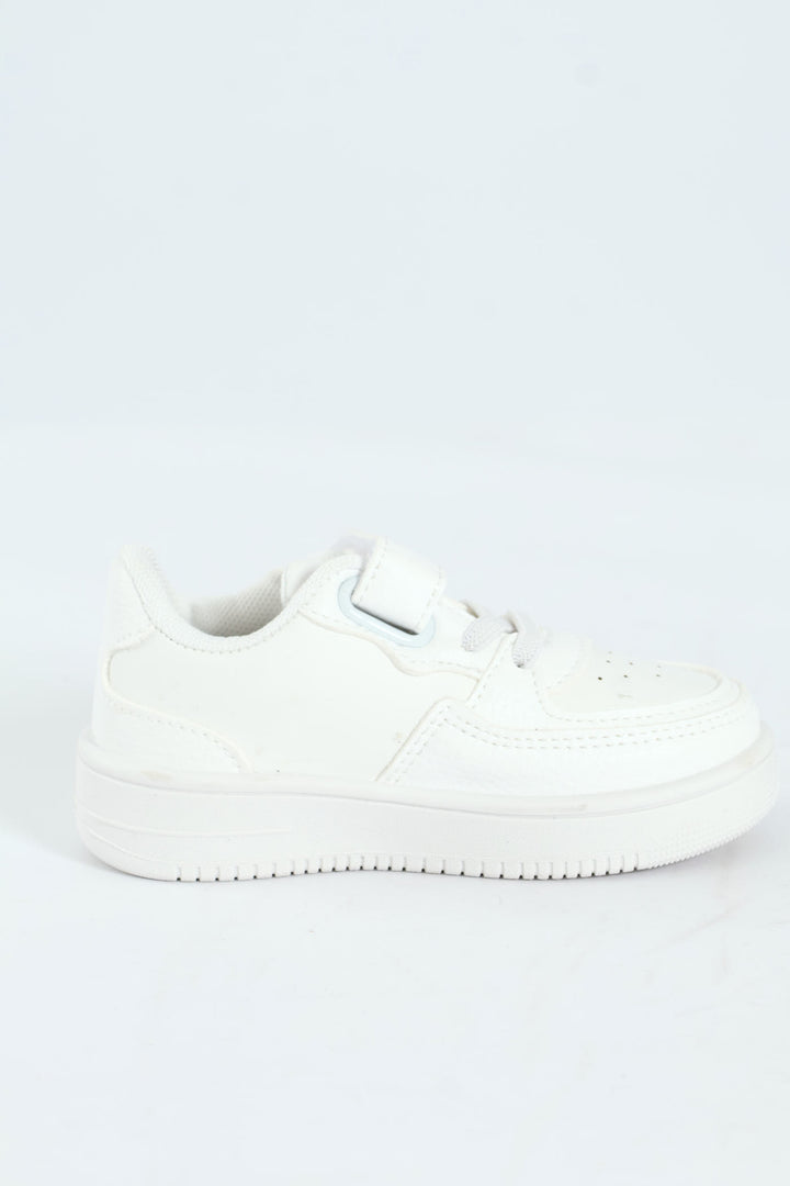 Pre-Boys Court Sneaker - White