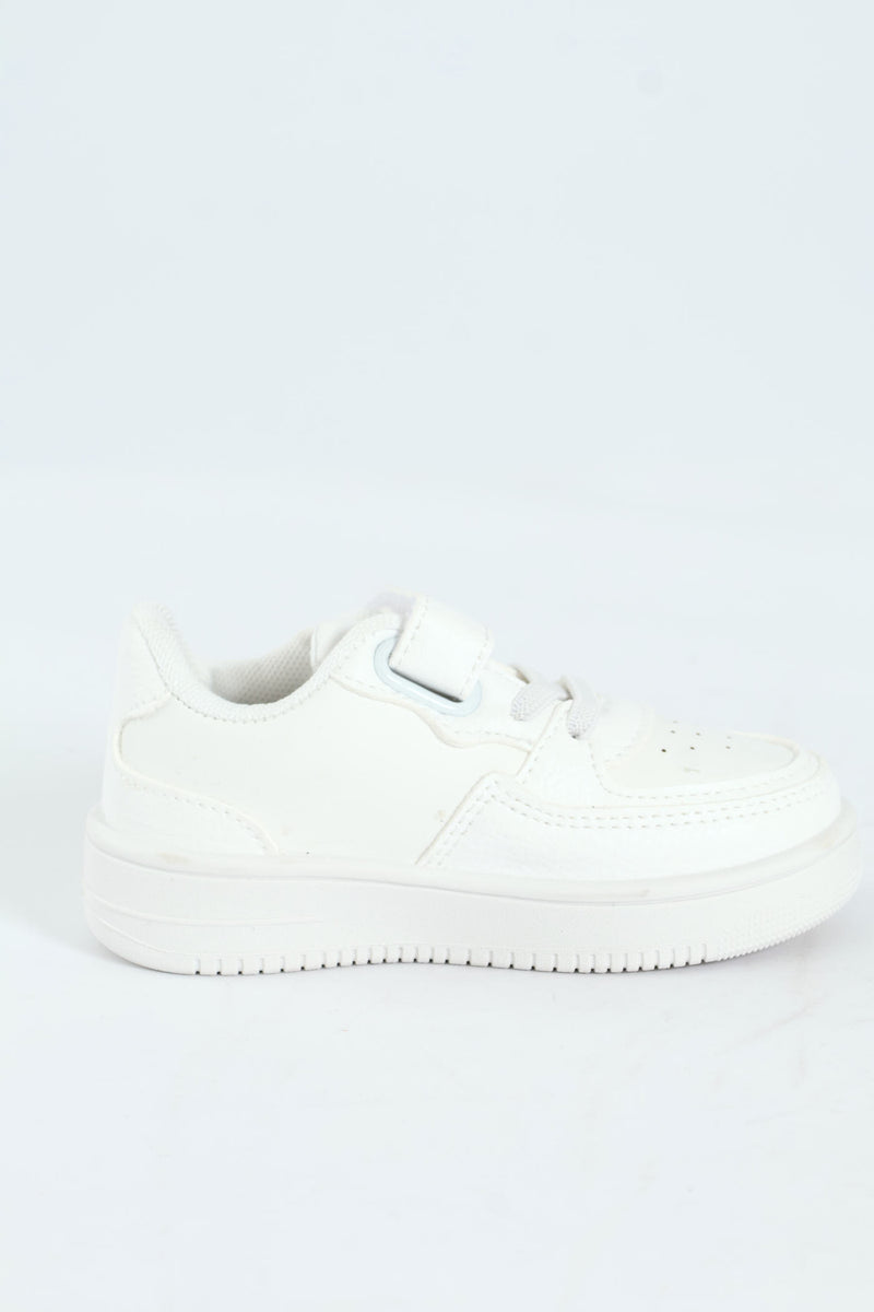 Pre-Boys Court Sneaker - White
