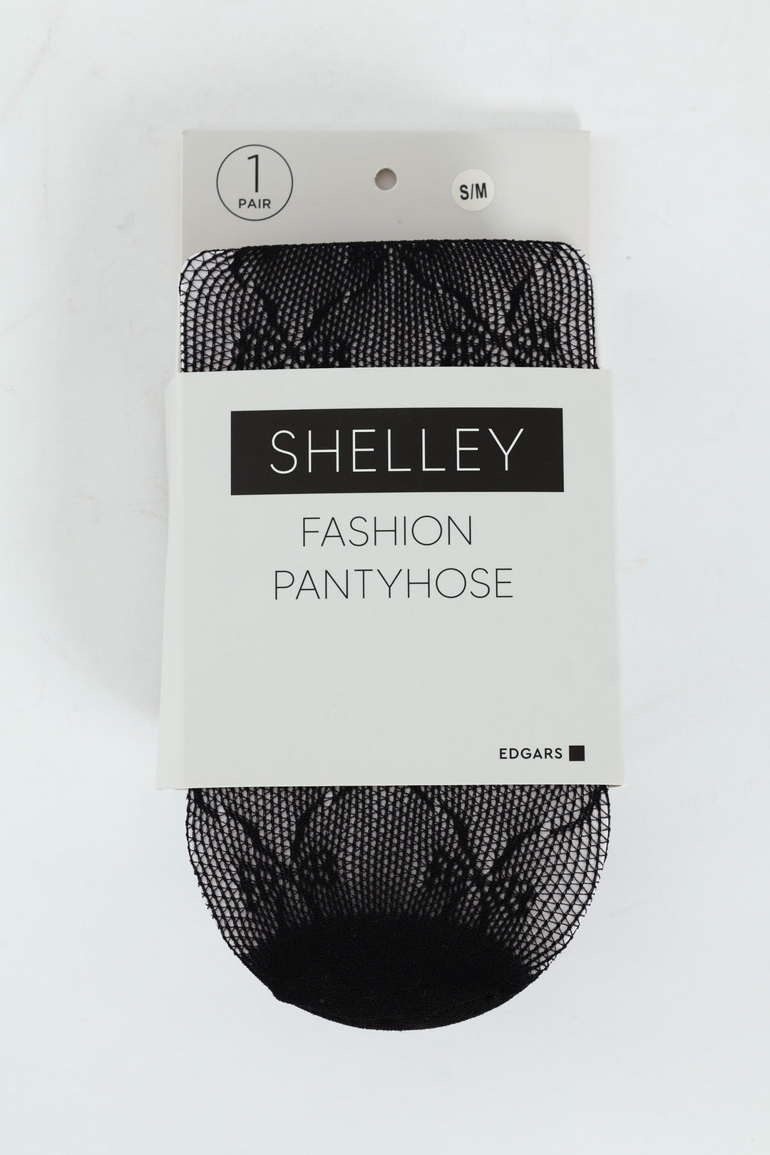 Bow Design Fishnet Stocking - Black