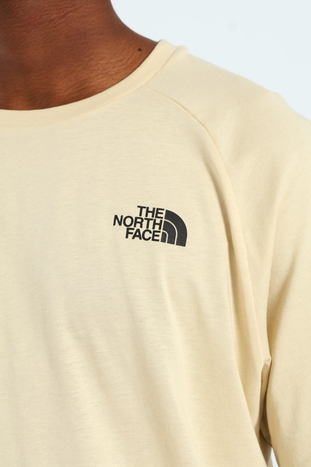 Short Sleeve North Faces Tee - Cream