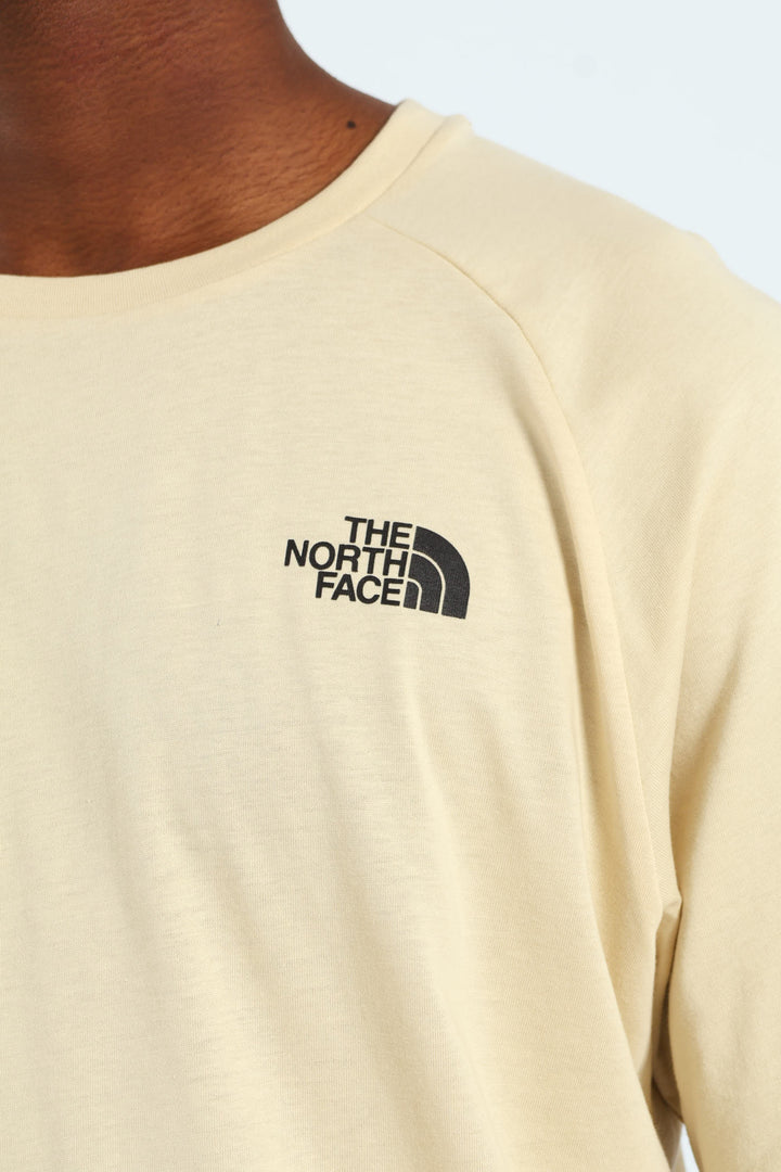 Short Sleeve North Faces Tee - Cream