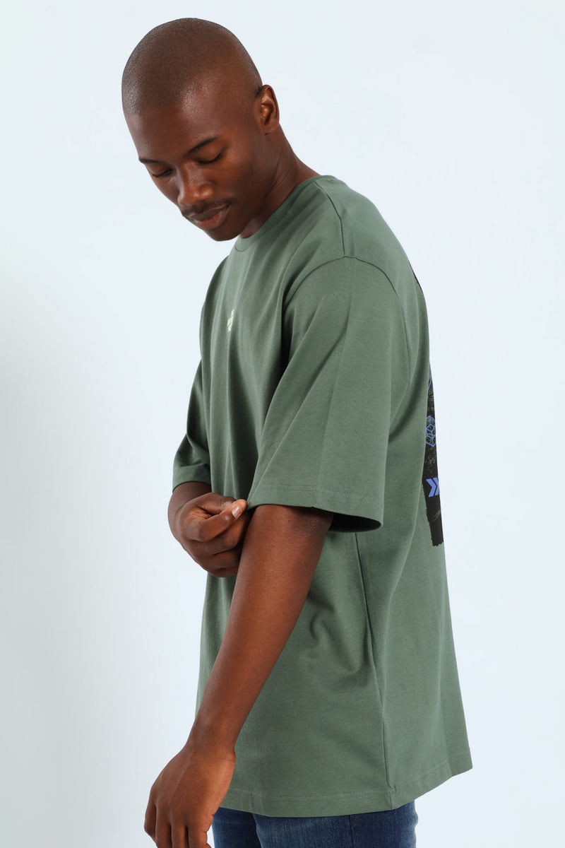 Heritage Graphic Relaxed Tee - Forest Green