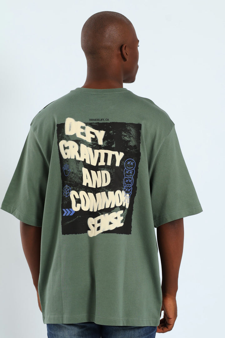 Heritage Graphic Relaxed Tee - Forest Green