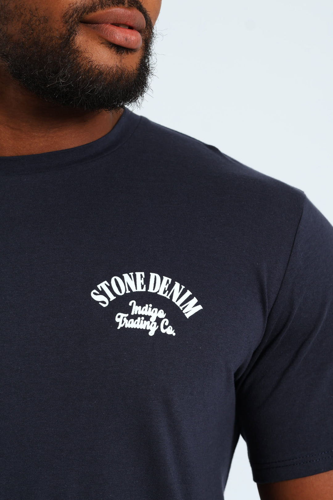 Indigo Trading Co. Front & Back Tee - Navy