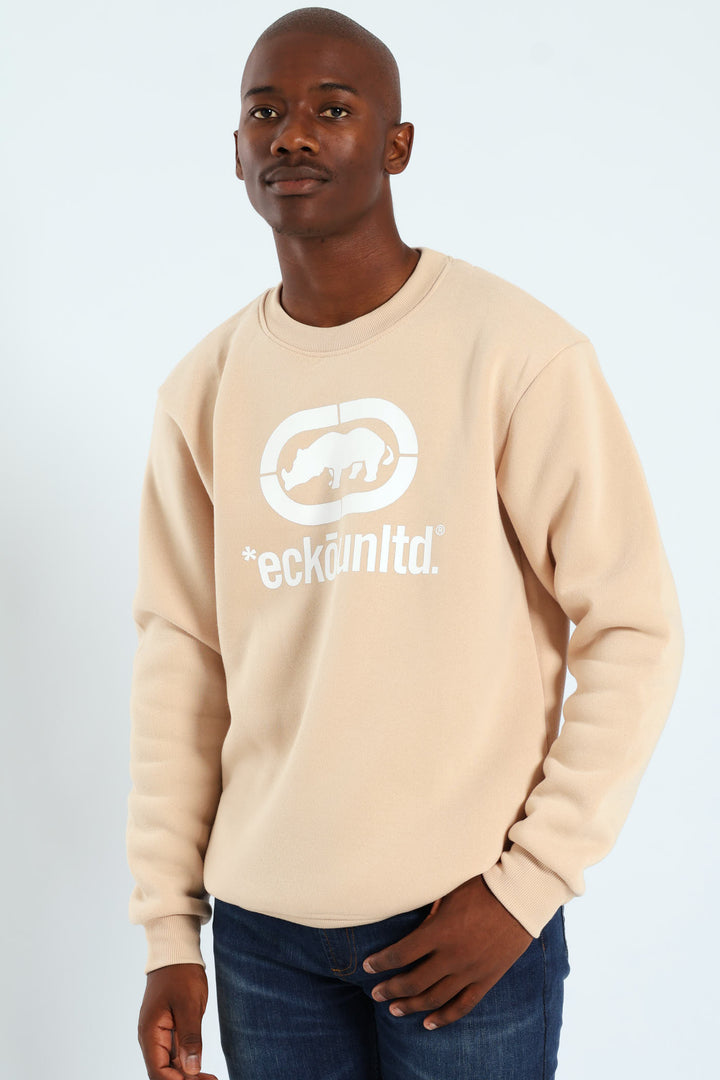 Rhino Chest Crew Top - Stone