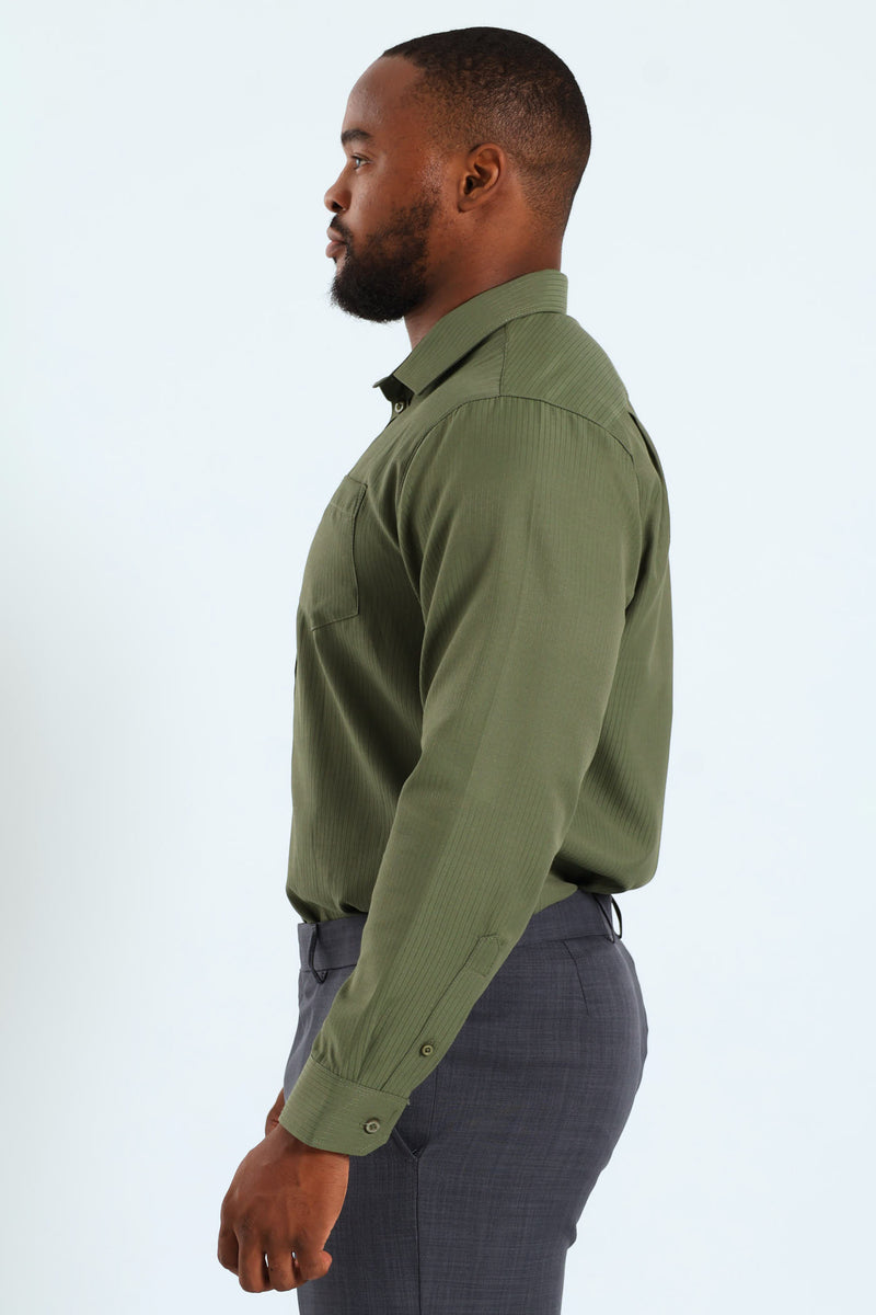 Dobby Shirt - Olive