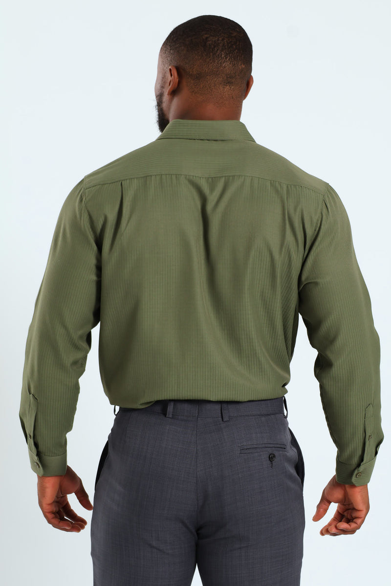 Dobby Shirt - Olive