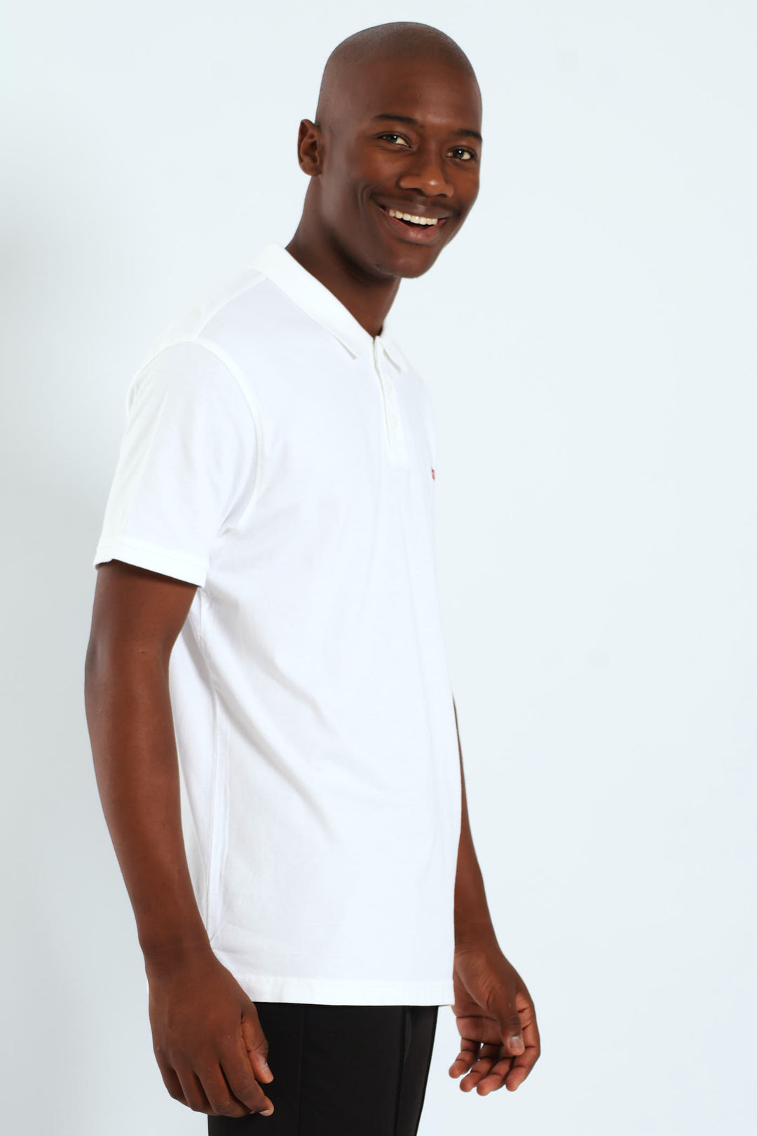 Hm Polo Za Tee - White
