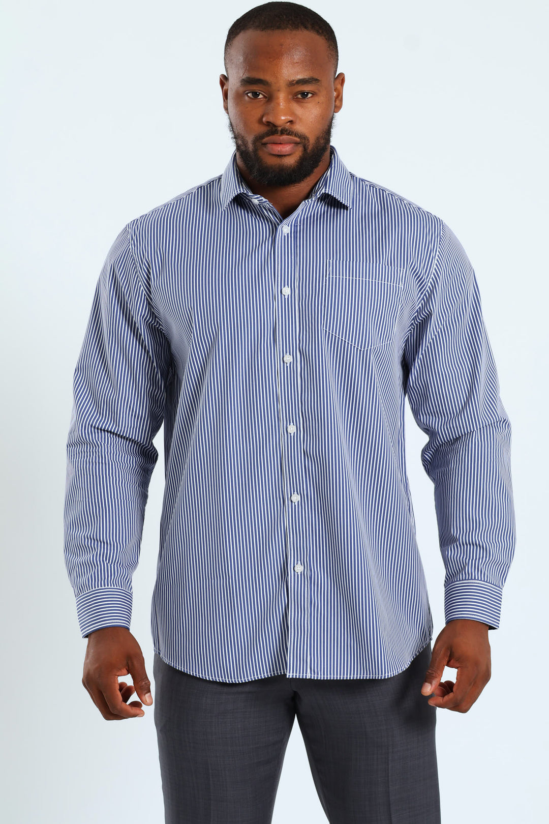 Stripe Shirt - White/Blue