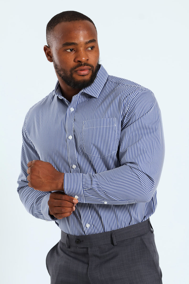 Stripe Shirt - White/Blue