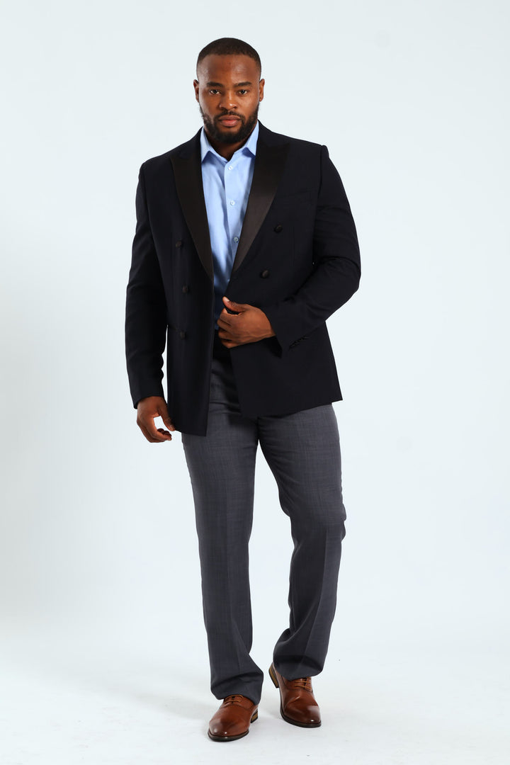 Textured Blazer - Black