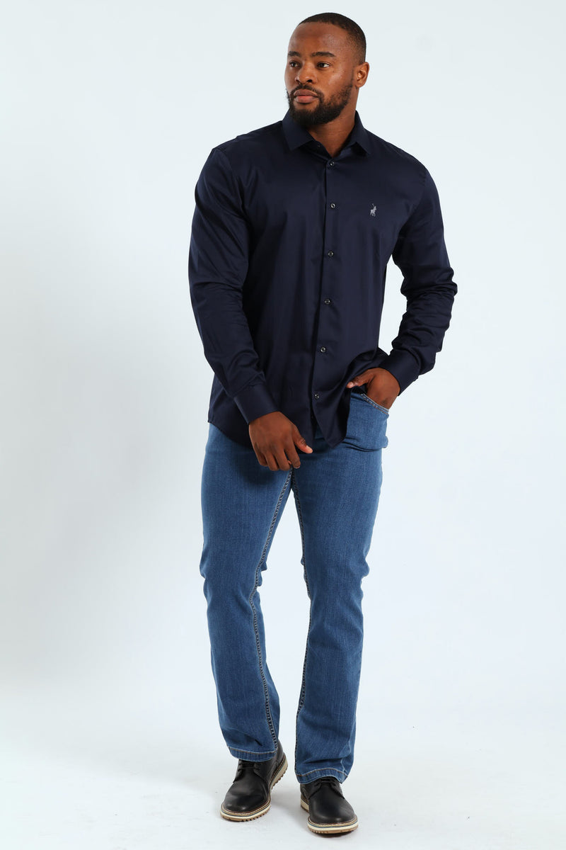 Greig Shirt - Navy