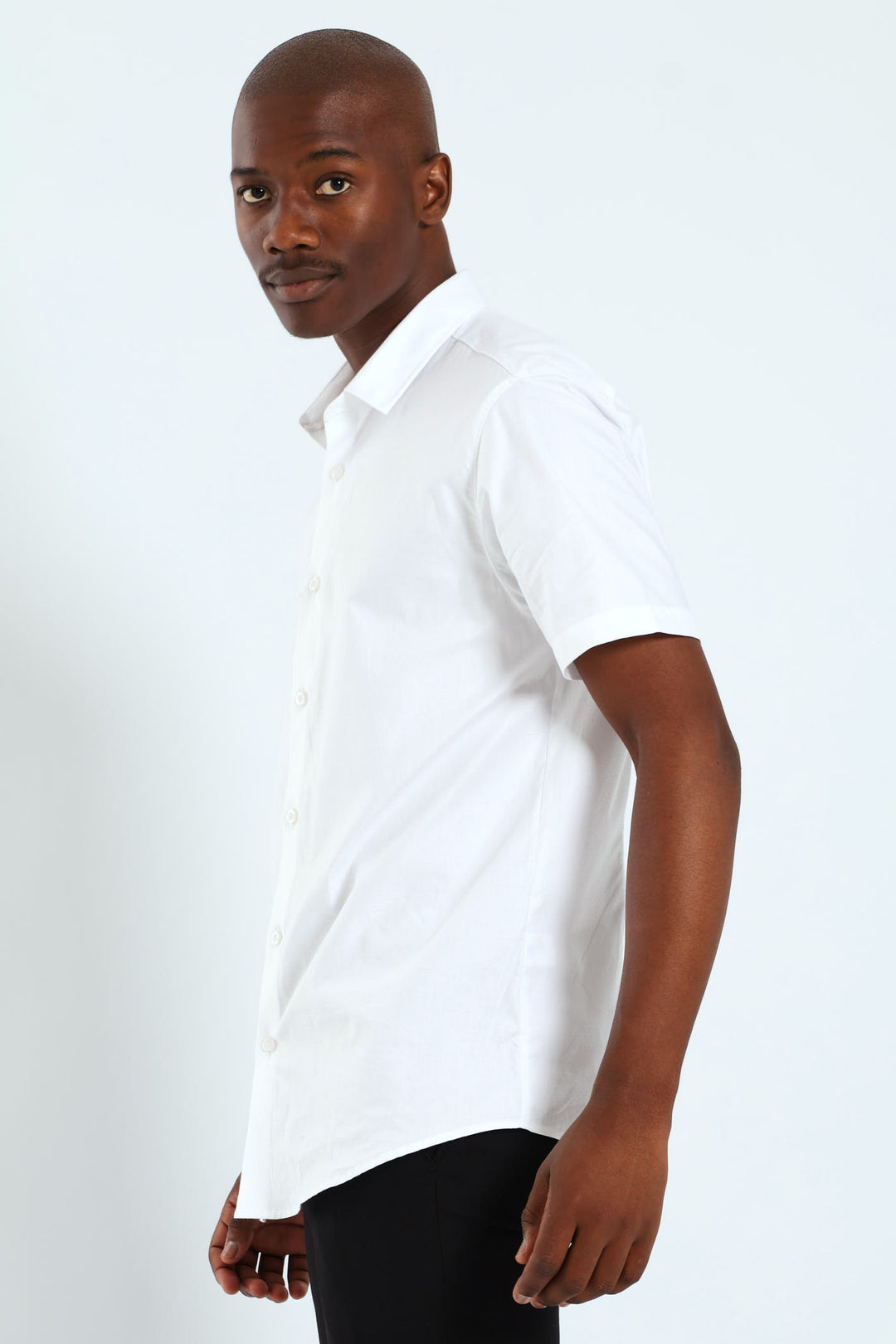Tonal Textured Shirt - White