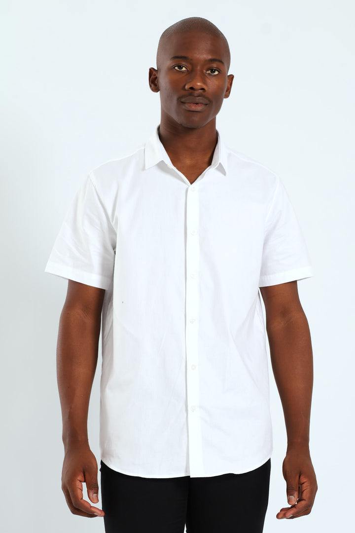 Tonal Textured Shirt - White