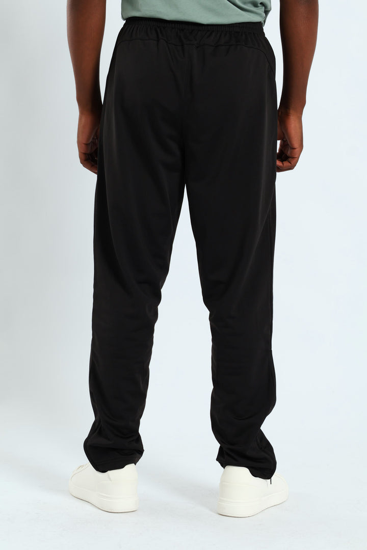 Essential Slim Tricot Pants - Black