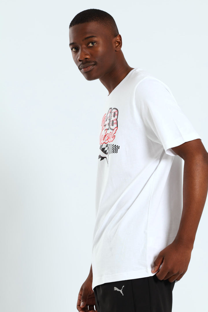 Graphics The Fastest Logo Tee - White