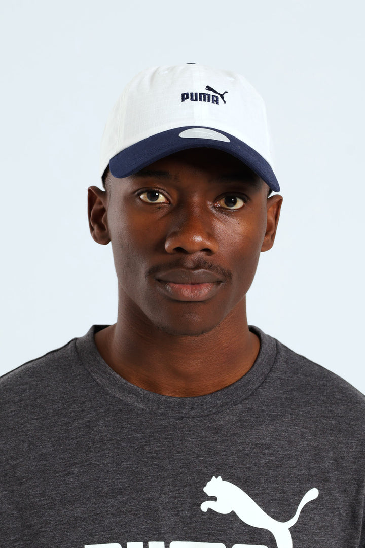 Essential No.1 Logo Dad Cap - White