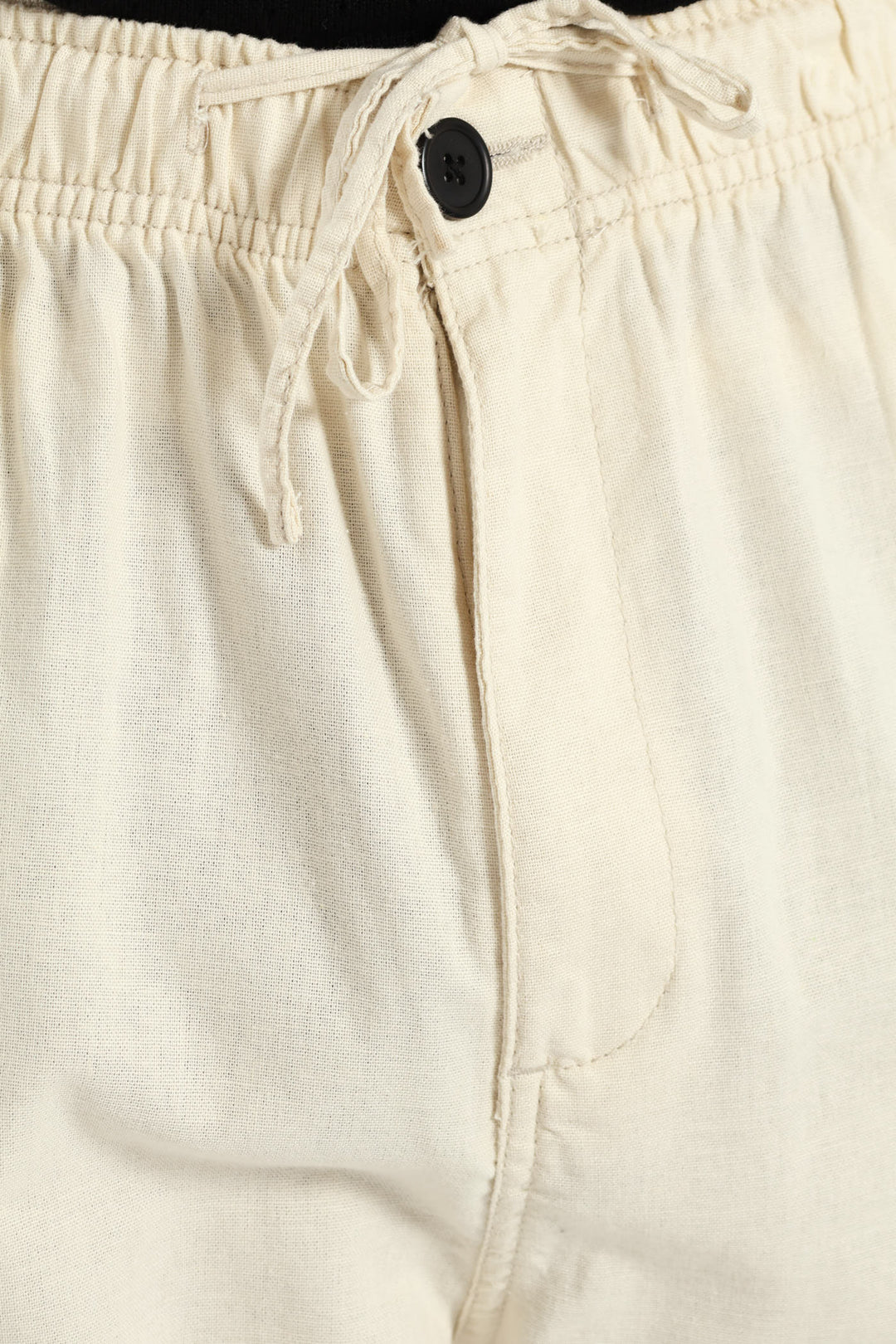 Linen Cargo Pants - Stone