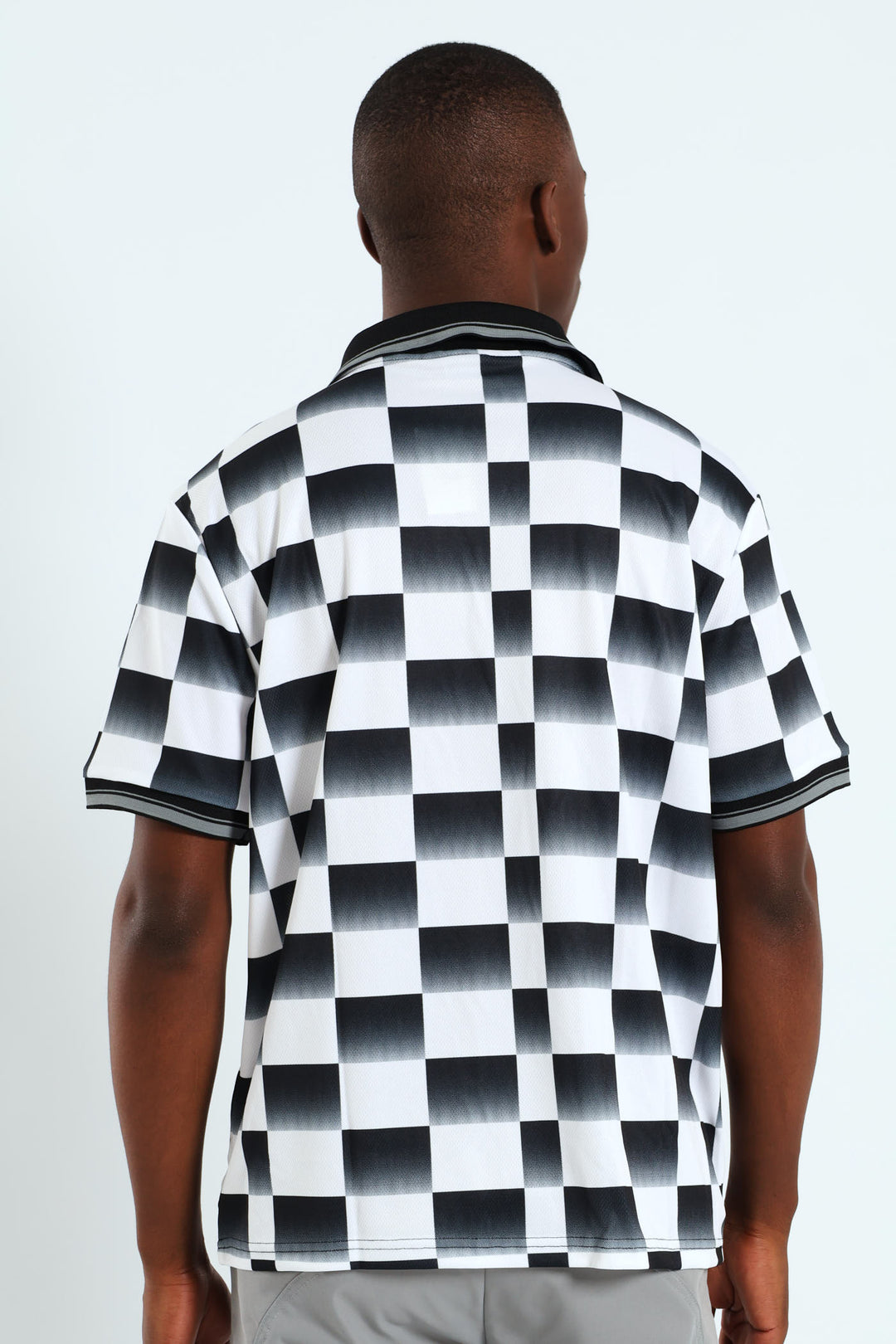 Check Sport Jersey Golfer - White