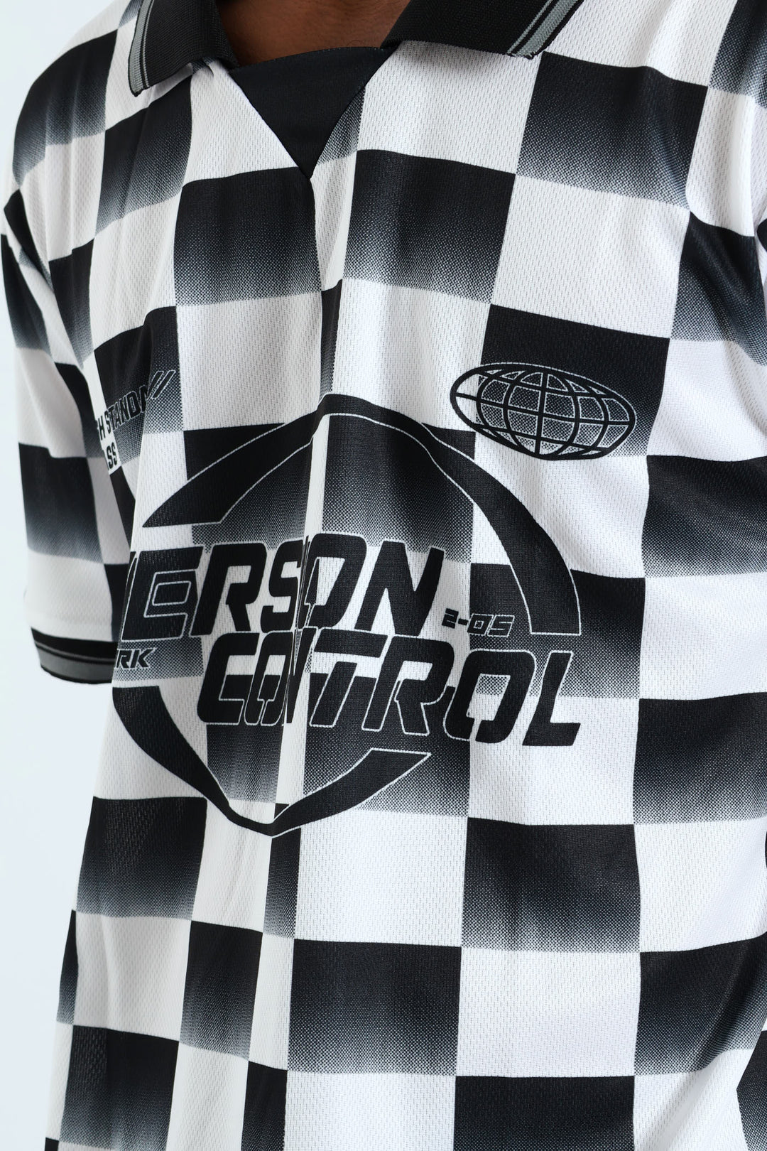 Check Sport Jersey Golfer - White