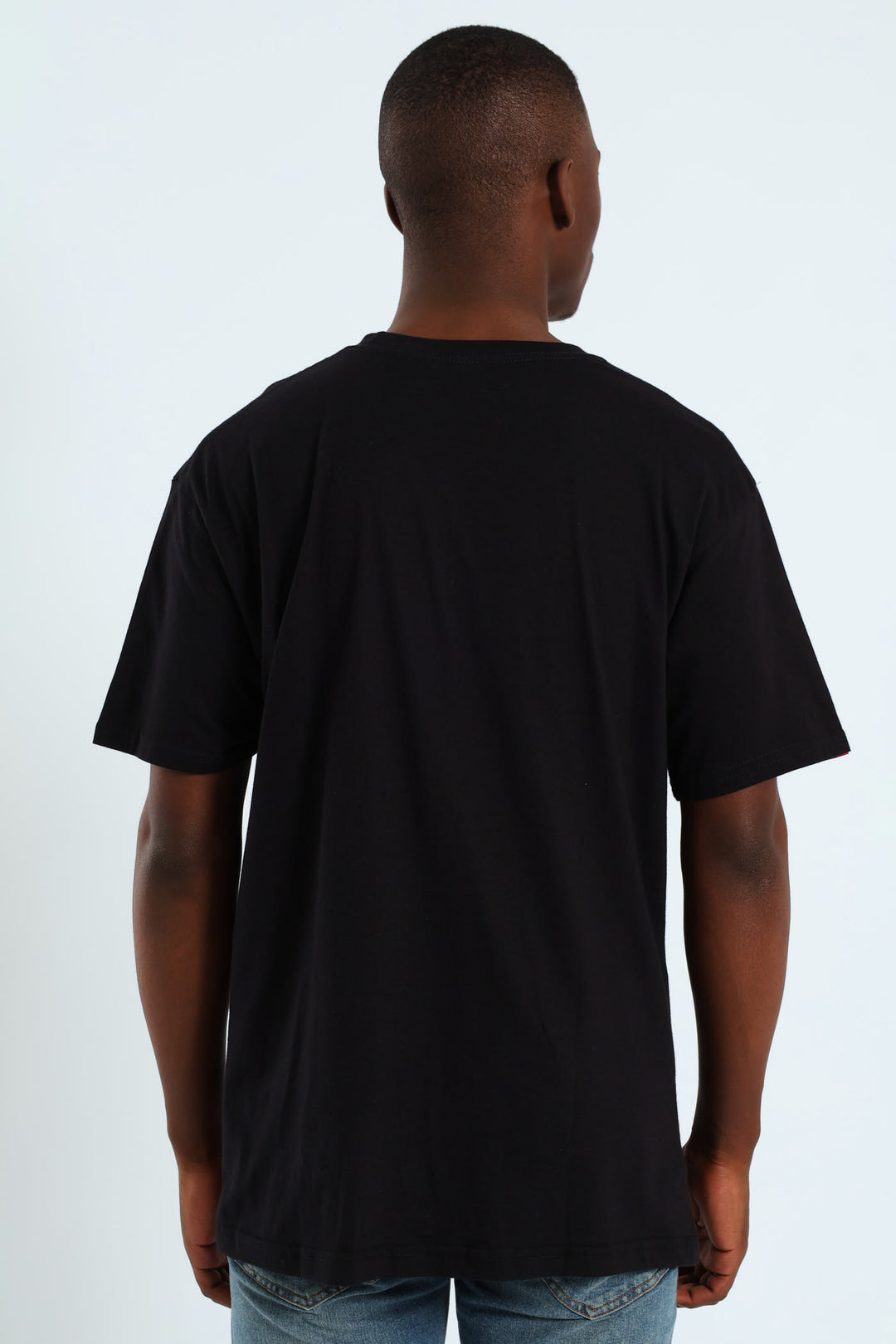 Box Script Tee - Black