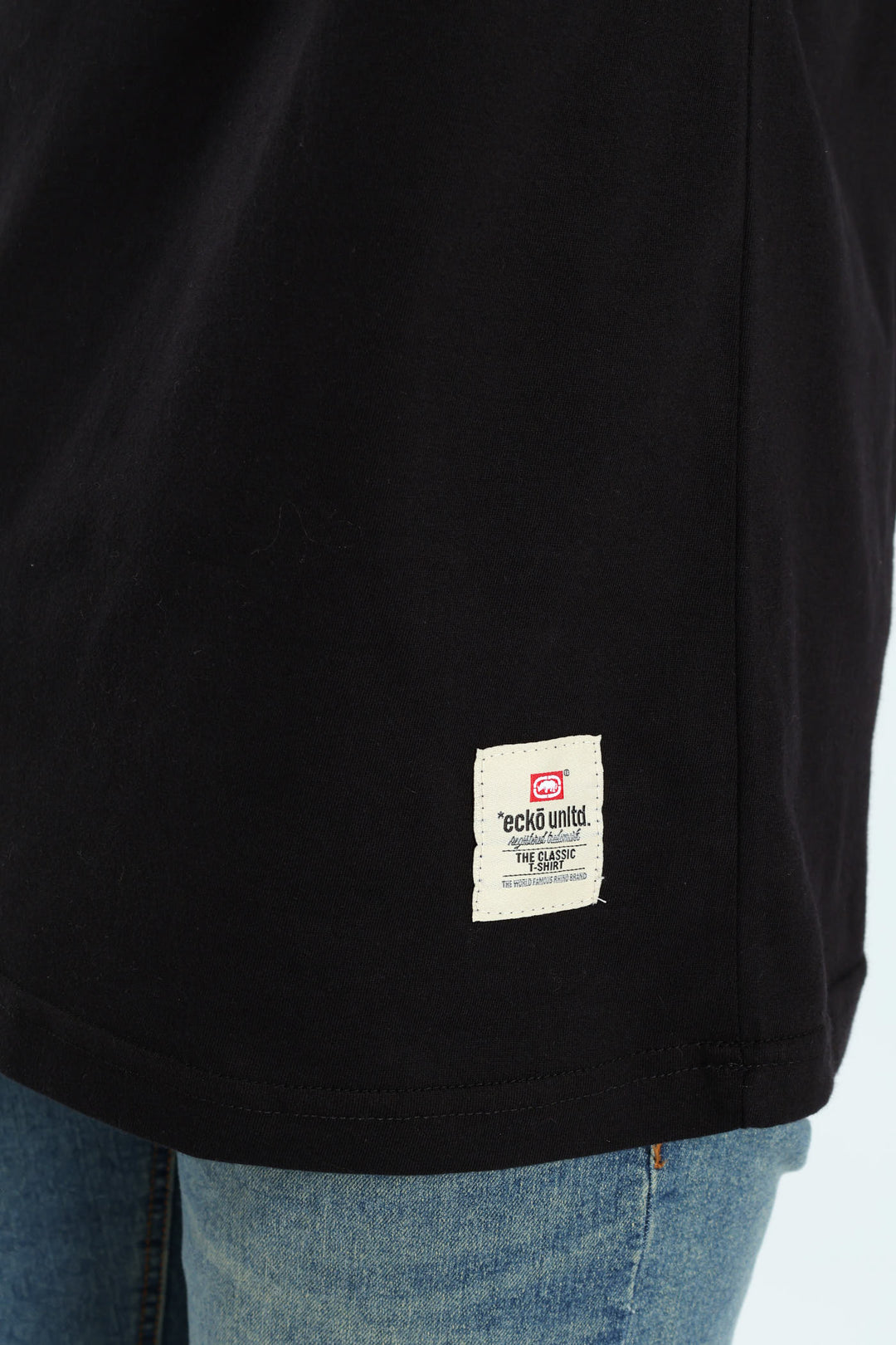 Box Script Tee - Black