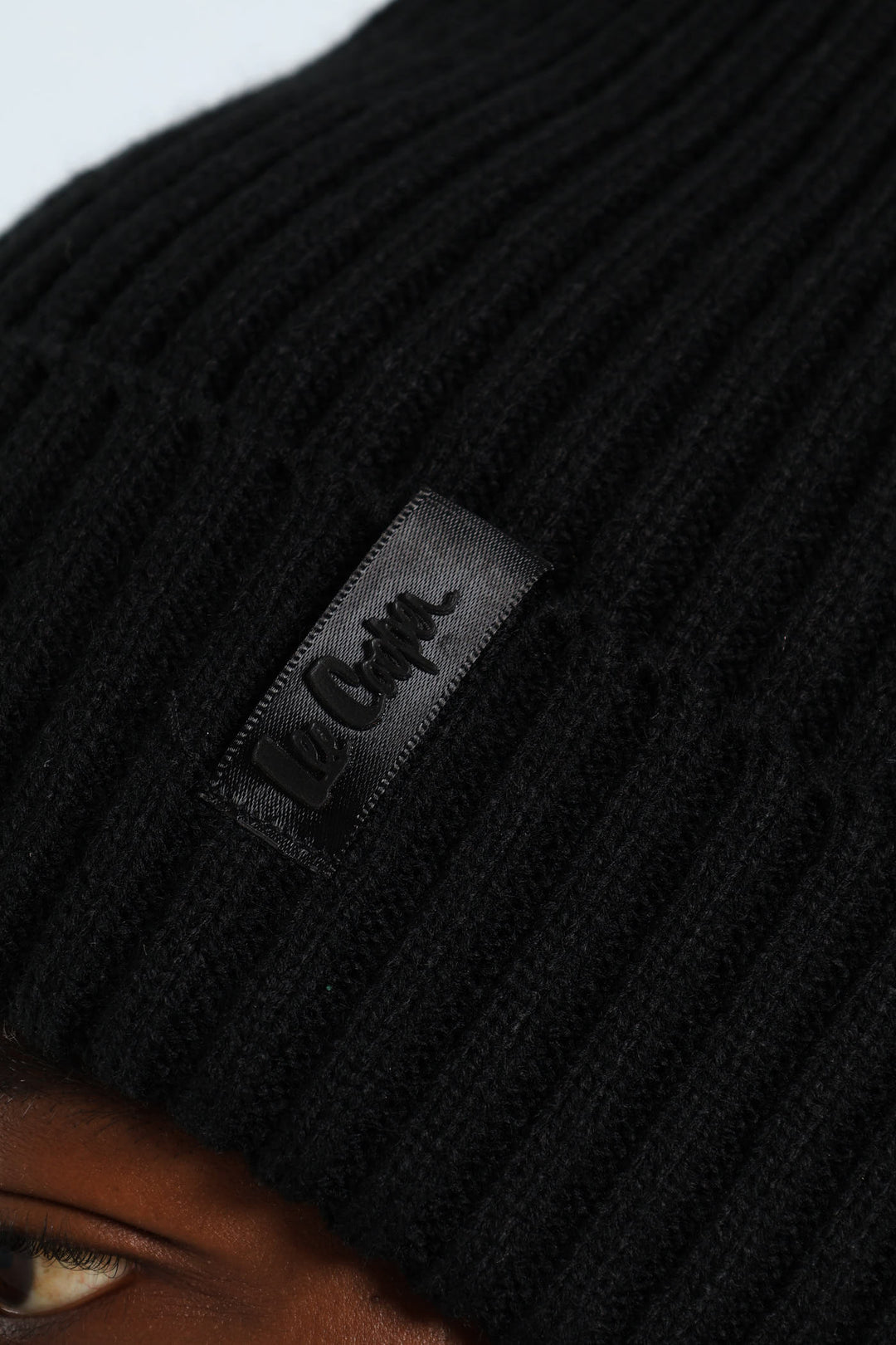 Beanie With Lining - Black