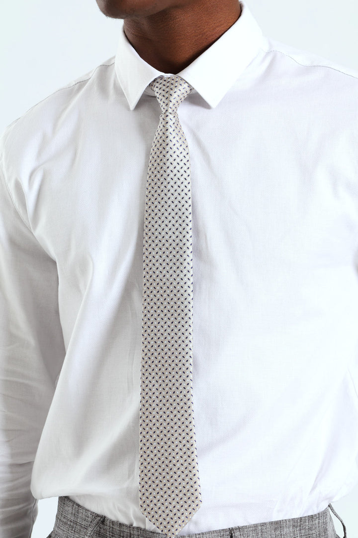 Dotted Tie - Silver