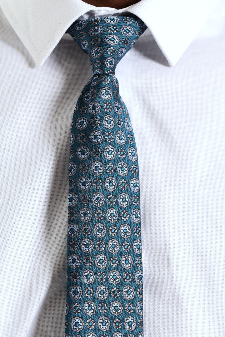 Circle Tie - Navy