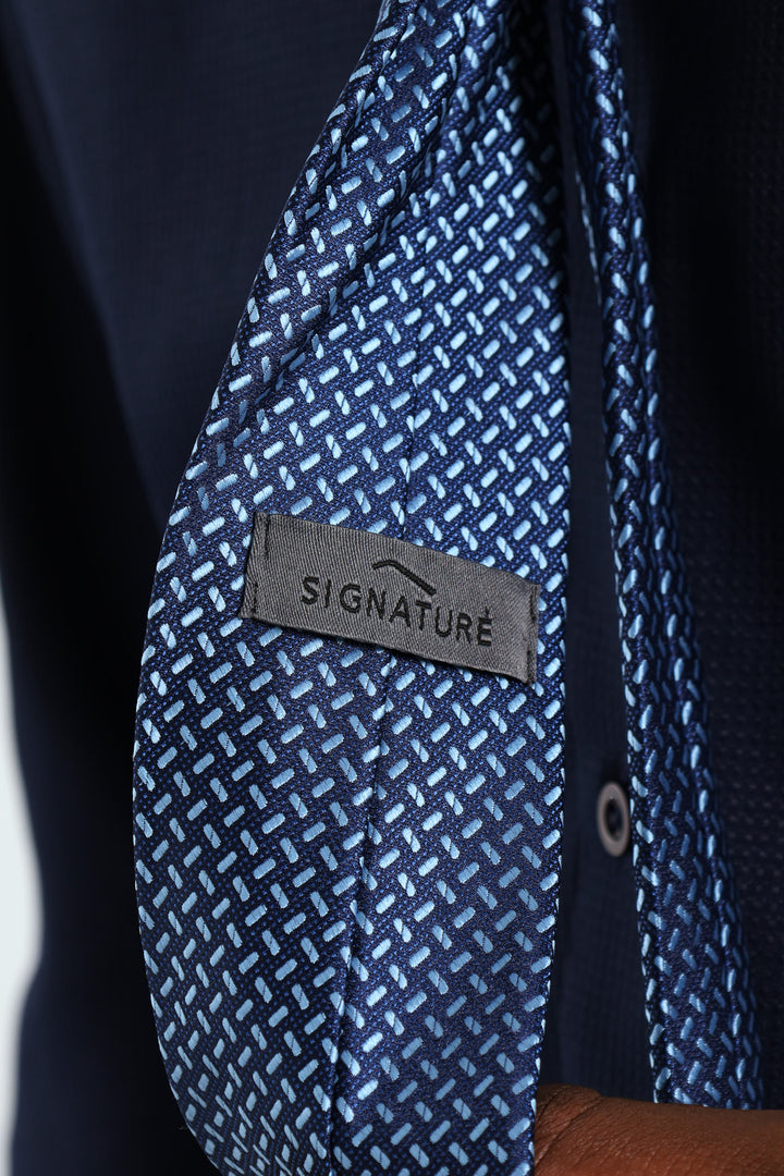Dotted Tie - Blue